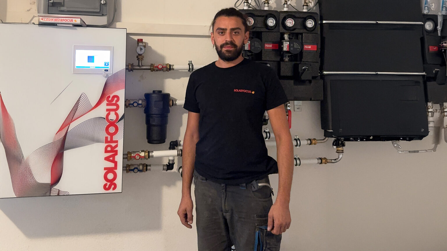 Halim Güles, HKLS-Meister und Inhaber von Güles Haustechnik in Hohenruppersdorf, Niederösterreich.