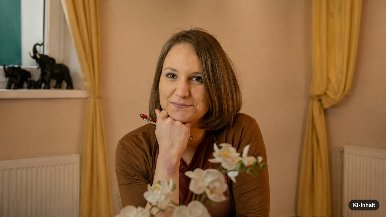 Eva Juratovac, Gründerin von Selbstwertvoll, begleitet Frauen mit psychosozialer Beratung durch Matreszenz, Mental Load und persönliche Umbruchphasen.