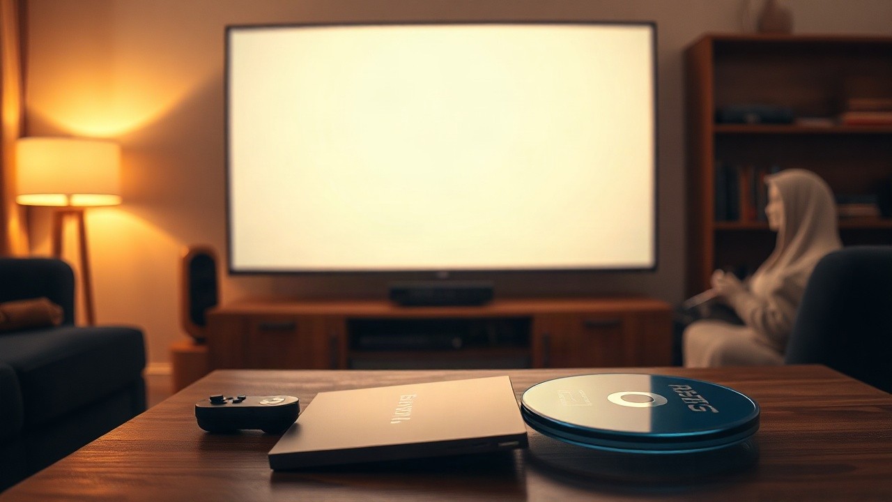 Ein gemütliches Heimkino-Setup symbolisiert den Start von Christopher Nolans Film Die Odyssee auf Heimvideo – Symbolbild, KI-erzeugt