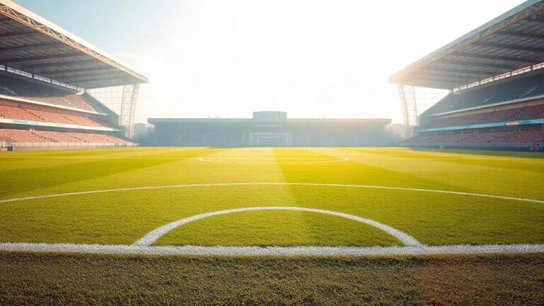 Trainingsplatz eines Bundesligavereins, wie ihn Miron Muslic bei Schalke 04 täglich nutzt – Symbolbild, KI-erzeugt